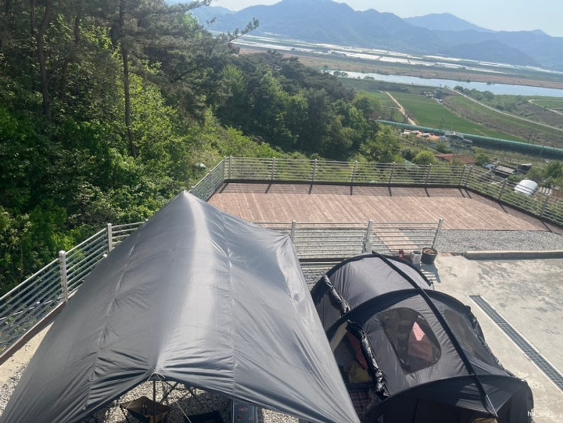 [넷 캠핑] 밀양 활주로야영장 첫 차박