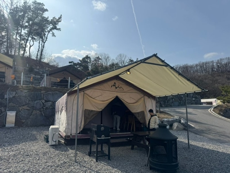 [일상]경기도 이천 인휴글램핑 가족여행추천 서울근교 글램핑추천