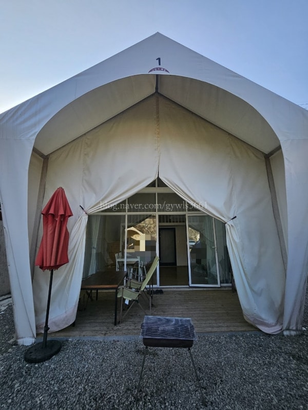 [하늘숲 빌리지 글램핑] 가평 깔끔한 글램핑장을 찾는다면 추천!