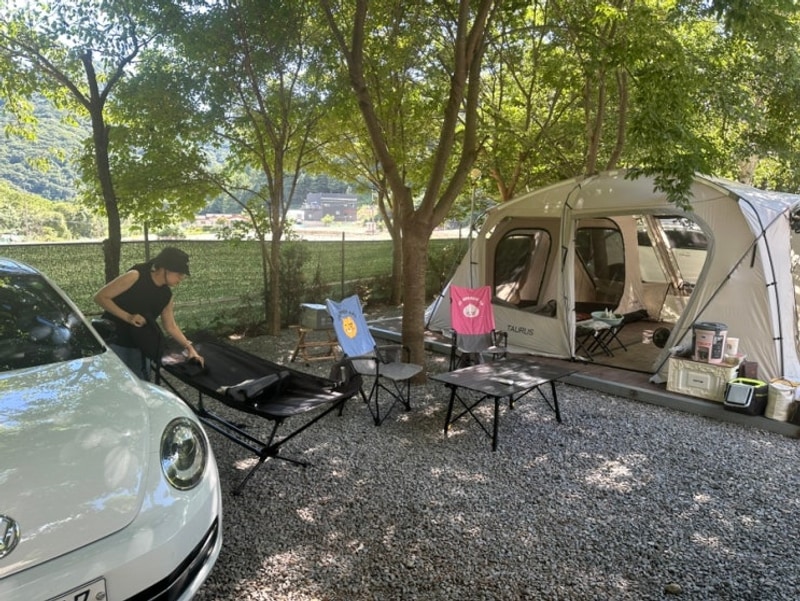 평창 흥정계곡 해마루 캠핑장