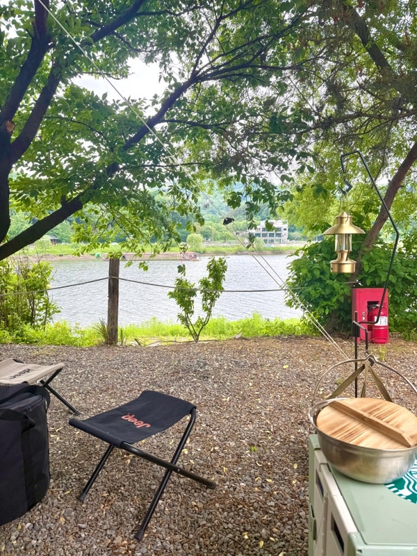 안성 용설 호수캠핑장(+풍사니랑 카페) 후기