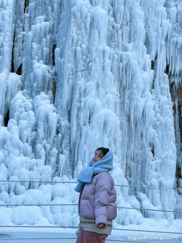 청송 얼음골 축제 카페 폭포 빙벽 실시간 차박 야영장 위치
