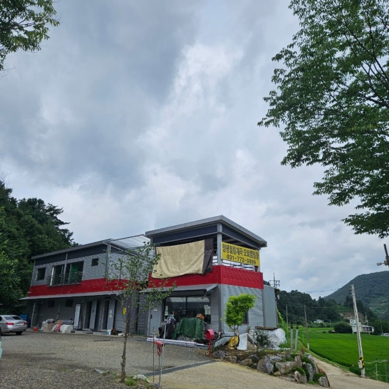 [양평] 물이 깨끗했던 힐링계곡오토캠핑장 C3 사이트, 파쇄석...