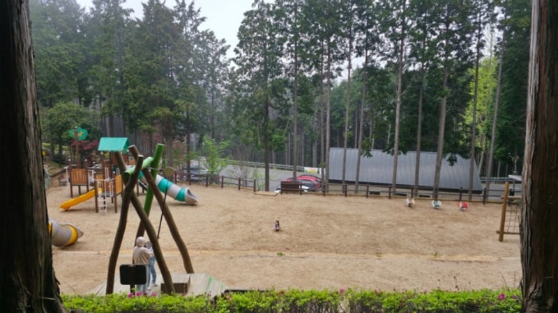 사천케이블카자연휴양림 1번데크 캠핑(3번째 캠핑) 놀이터