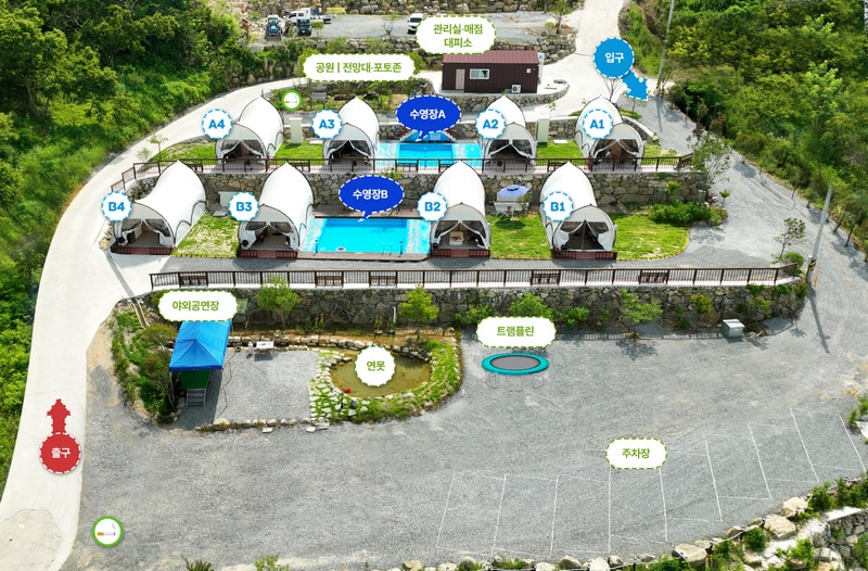 더 글래드 글램핑 배치도 1