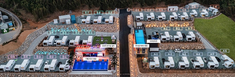 뷰델카라반펜션 배치도 1