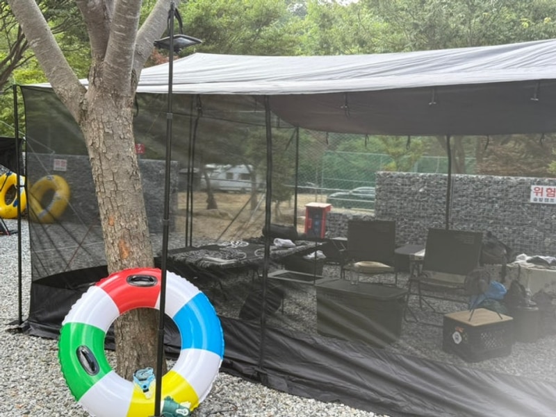 충북 괴산 솔밭캠프 대전 근교 계곡캠 상세후기