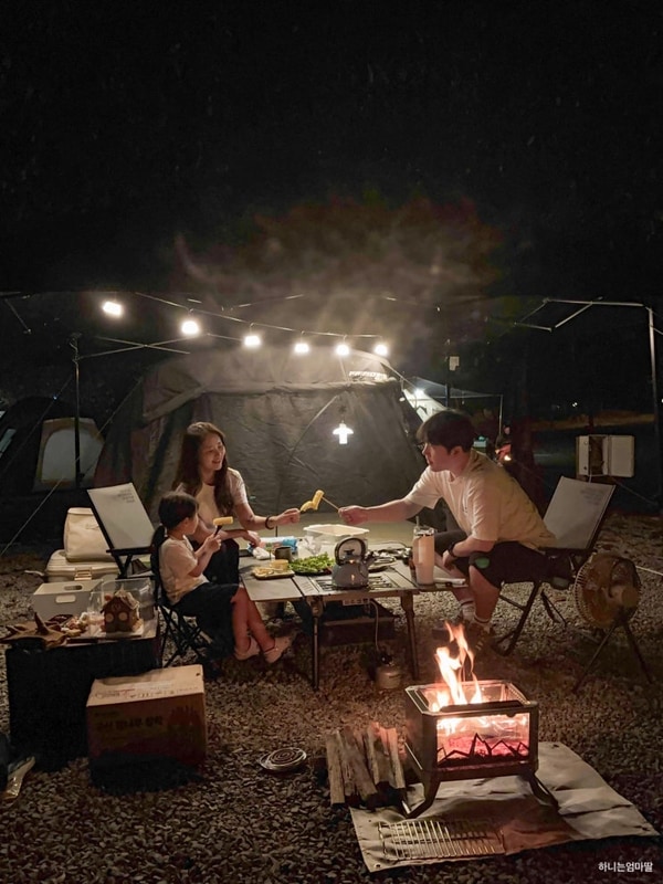 [태안]첫 캠핑 도전!! 태안 구름포해변캠핑장 1박2일 우중캠 후기