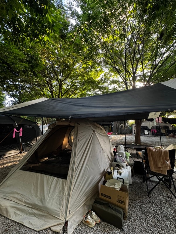 아기랑 캠핑, 포천 레이크문캠핑장 B14 사이트 후기