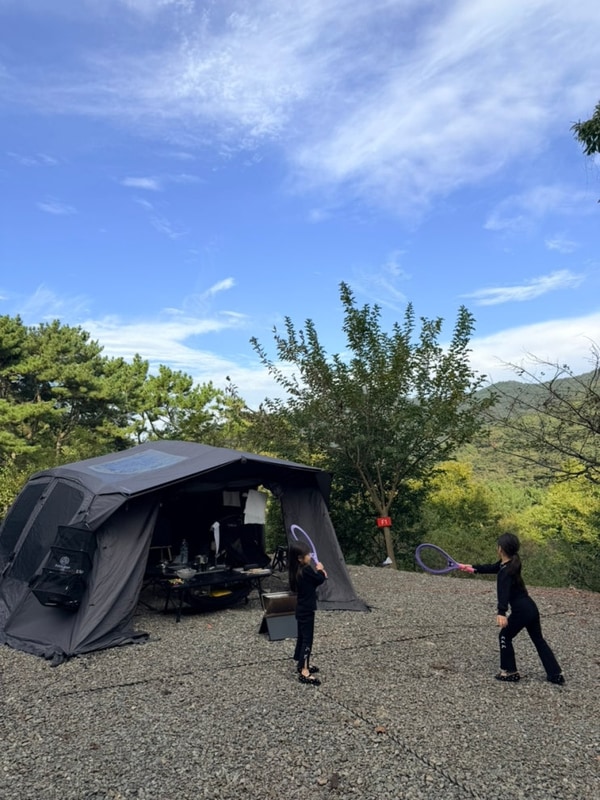 71개월아기/52개월아기/창원휴양림오토캠핑장/F1사이트...