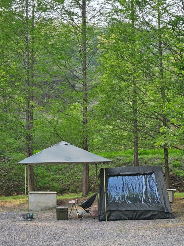 [캠핑] 경기도 평택 덕암호캠핑장에서 솔캠