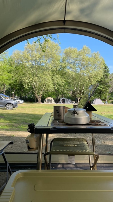 문경 잉카마야박물관캠핑장(애견동반 가능, 잔디, 텐트찢어짐)