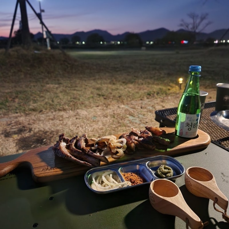 부산 북구 캠핑장, 도시속... 자연을 볼 수 있는 화명오토캠핑장