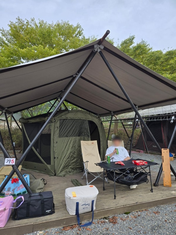 바다가 가까운 태안 구름포오토캠핑장 사이트 가5 후기