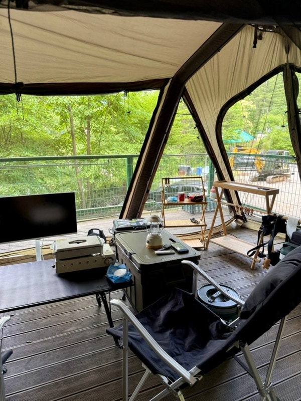 [가평 솔밭펜션 캠핑장 후기] 캠핑장에서 어떻게 힐링했냐면요...