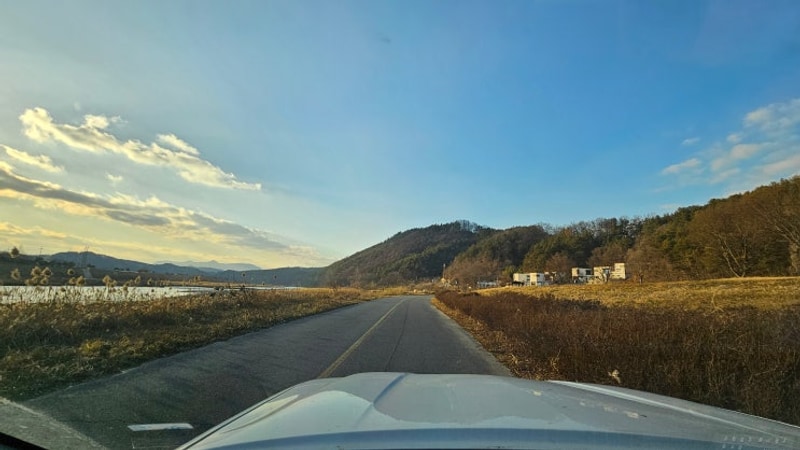무주 앞섬마을 금강풍경과 금산 인삼골오토캠핑장 금강풍경
