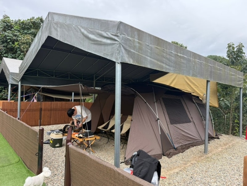 [강원도 홍천]드루왈 캠핑장 연박 후기 + 근처 애견동반 식당...