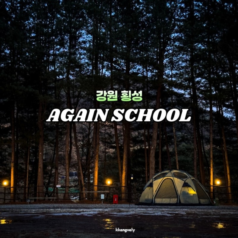 강원도 횡성 캠핑장 어게인스쿨 포레스트존 상세후기(블랙야크...