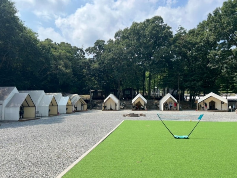 아이랑 가기 최고인 수영장 있는 캠핑 바베큐 식당, 캠프 1361