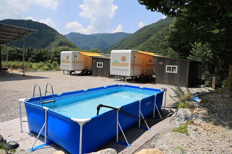 꿈꾸는 강 펜션 & 카라반 시설 사진 13