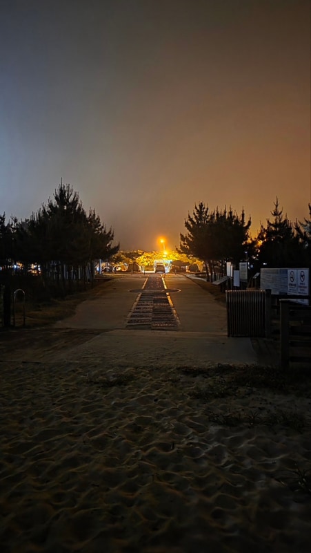 강원도 고성 송지호 오토캠핑장