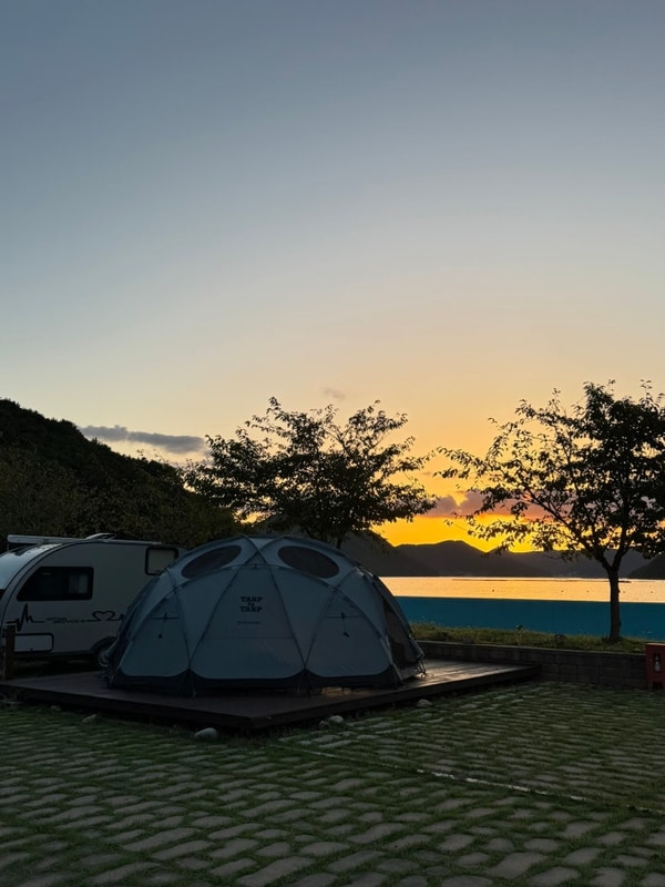 ep 23. 거제도 남쪽 바닷가 캠핑-거제 쌍근 오토캠핑장