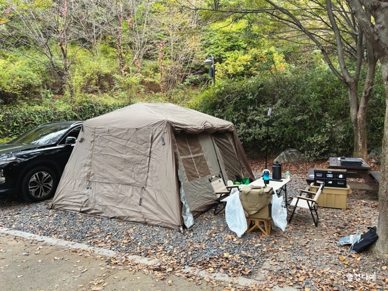 [서울/중랑구] 20개월 아기와 서울에서 캠핑 "중랑가족캠핑장...