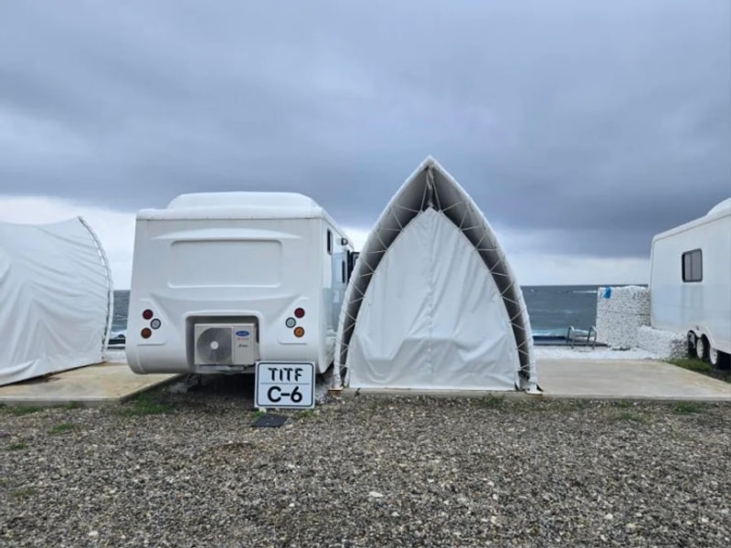 [포항] 날씨 요괴 카라반 TITF 수영장 C-6호 엄마미랑 1박2일...