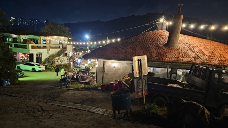 25년 10월 마지막 주  초보캠핑 안양 산마을 캠핑장 명당추천...