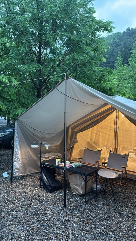 [캠린이 ep.4] 가평 메타피아 오래캠핑장&카라반_ A12