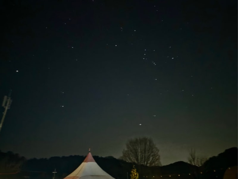 [경기도 포천] 레인보우캠핑장 - 뜻밖의 별을 보다