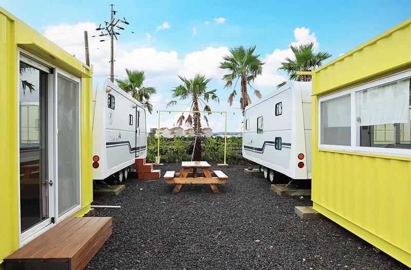 이스트 몽 블루 카라반 캠핑 시설 사진 16