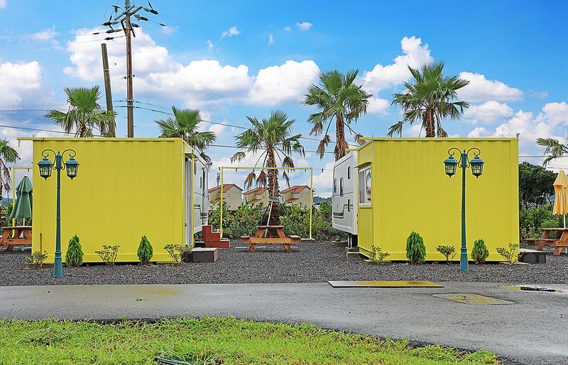 이스트 몽 블루 카라반 캠핑 시설 사진 11