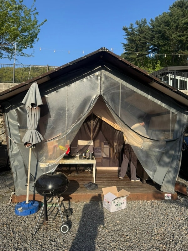 가평글램핑 추천 '캡틴카라반 글램핑' 커플동 리뷰 (위치/가격...