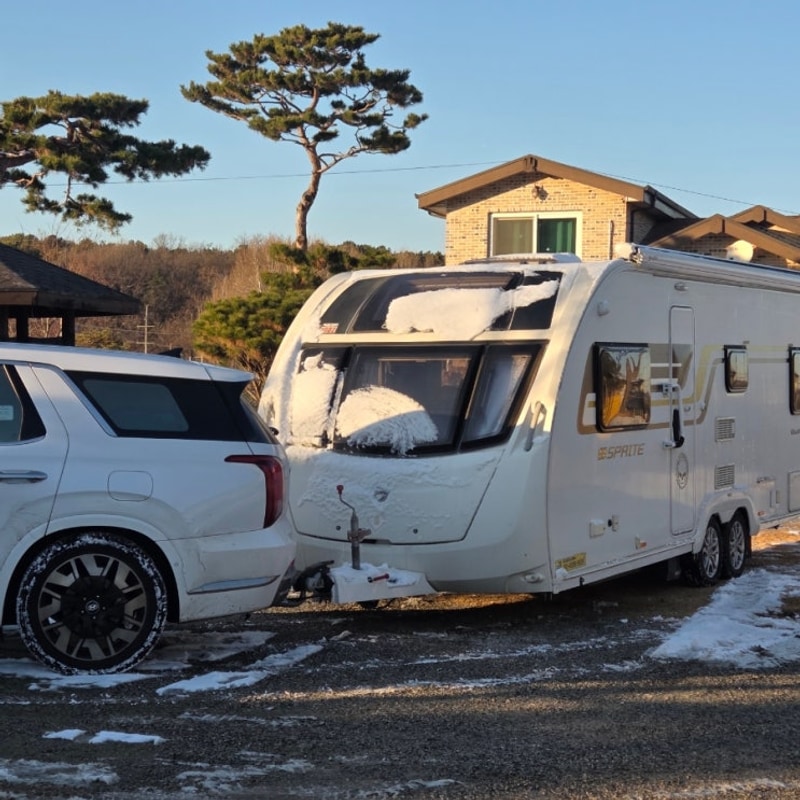 동계캠핑 충주 밤별캠핑장