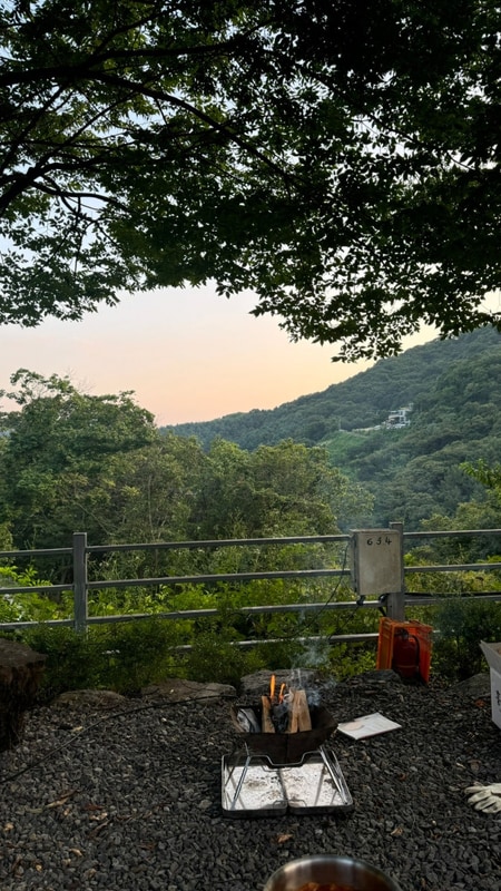 경기북부 양주 캠핑장 별을다는아이 윗동 앞줄 후기✨