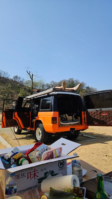 구미 칠곡보 오토캠핑장 D사이트 차박 캠핑하기