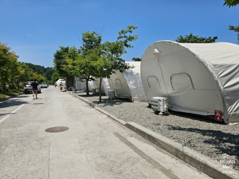 경남캠핑장 - 합천호코지캠핑장 타프존,글램핑존