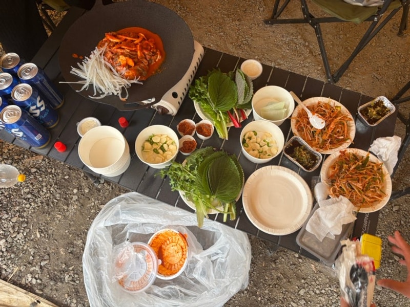 [중랑가족캠핑장/중랑캠핑숲] 내돈내산 셀프바베큐장 추천 후기!