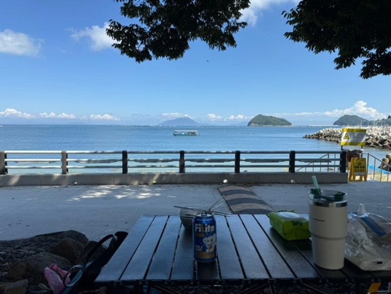 25090607 남해초전마을 캠핑장