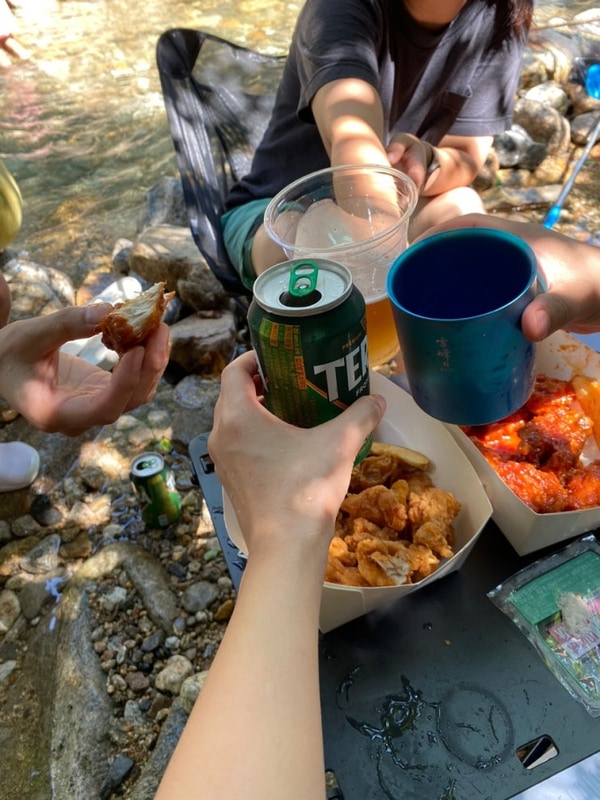 영월 황토와 통나무 캠핑장(8월~11월)