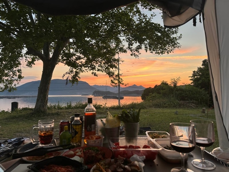 여수 낭도야영장 캠핑1