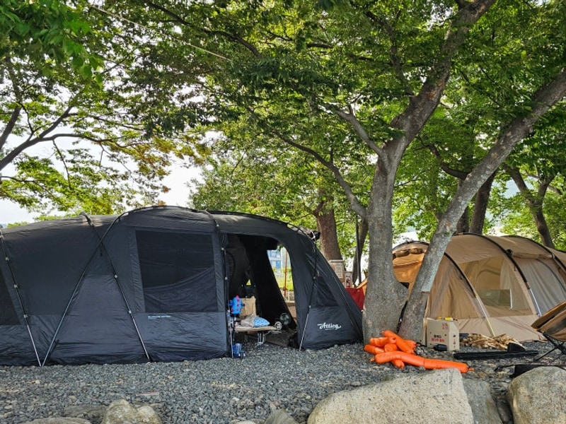 경남 남해:) 초전마을 캠핑장