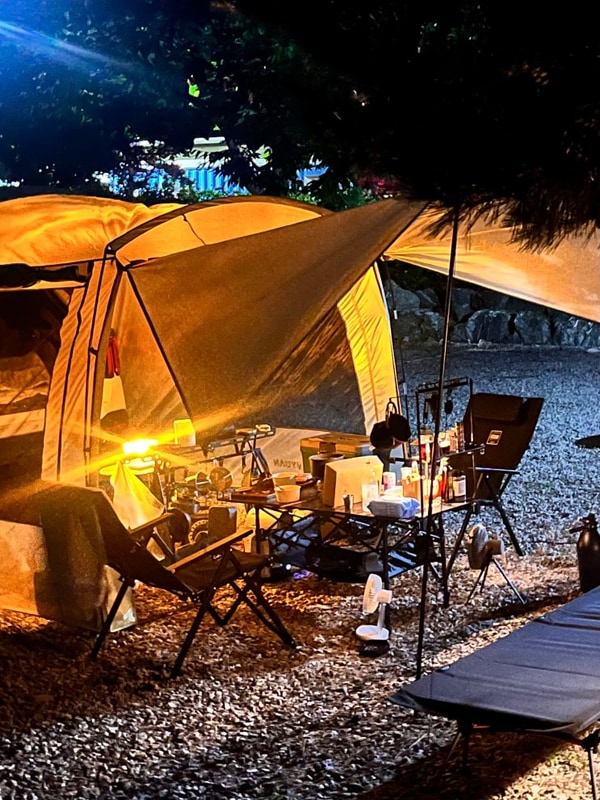 대부도 차박 캠핑장 비치캠핑장 A-2 사이트 이용 후기