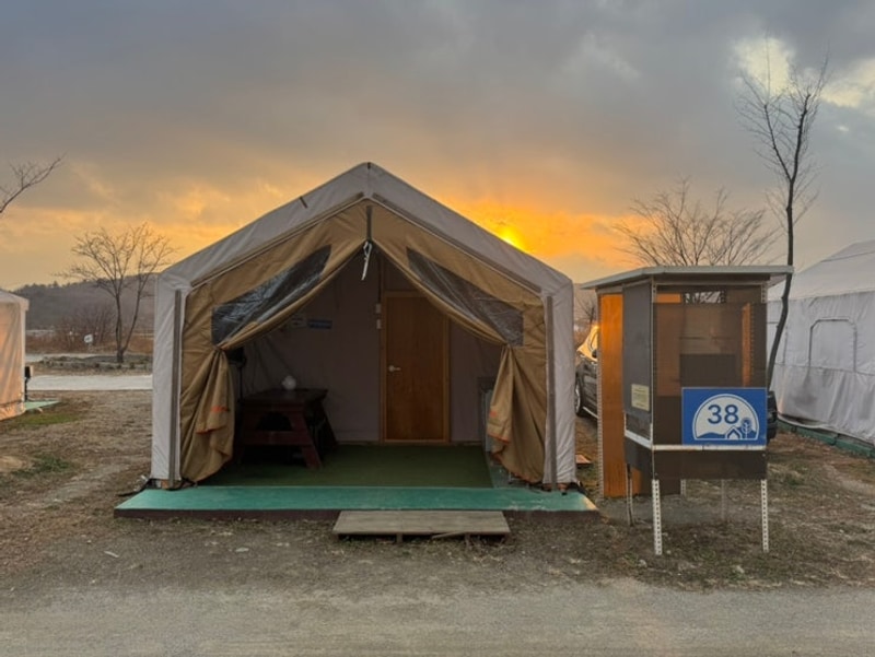 [경주] 별자리캠핑랜드 글램핑A 겨울 데이트 내돈내산 후기