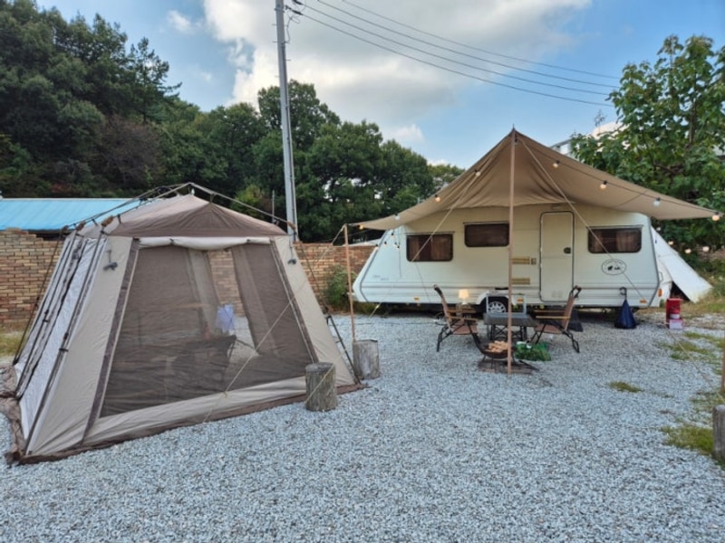 전주 아기랑 가기좋은 카라반 ,글램핑 "캠프히어 S-3 후기...