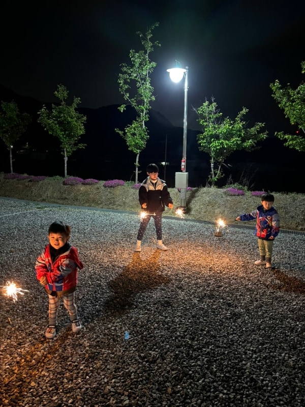 [️진천포레스트캠핑장] 아들 셋 체험한 2025년 첫 캠핑(4)