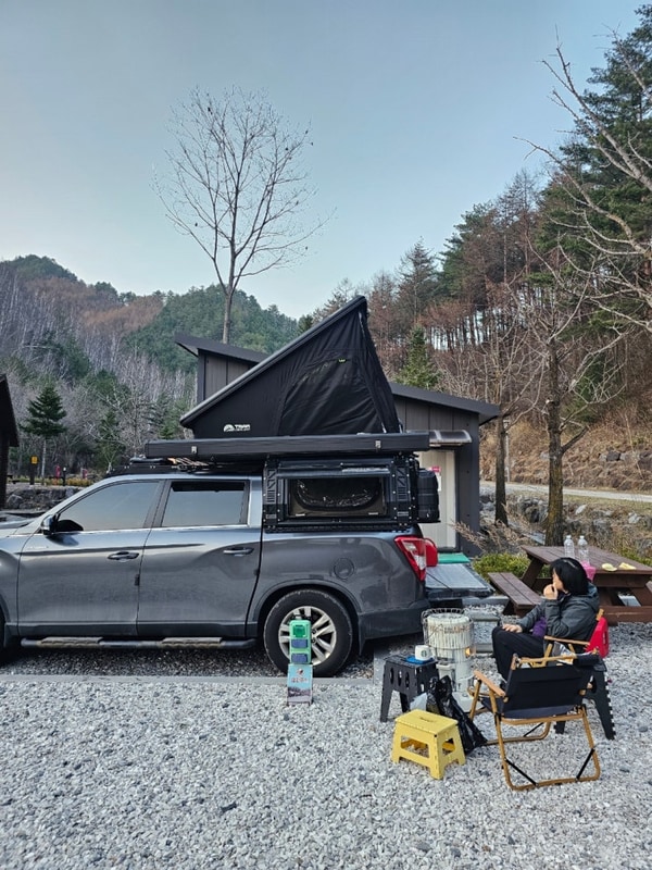 강원도 태백 태백고원자연휴양림 야영장 3번 사이트 이용기...