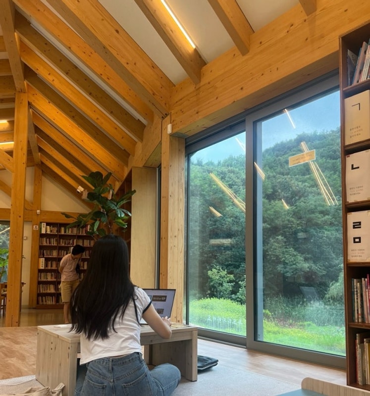 구로 천왕산가족캠핑장속 뷰맛집 천왕산북카페(주차, 후기)