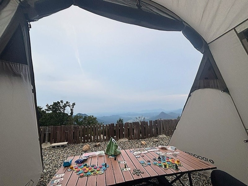 [군위 캠핑] 하늘구니 캠핑장 명당 5번 사이트 후기